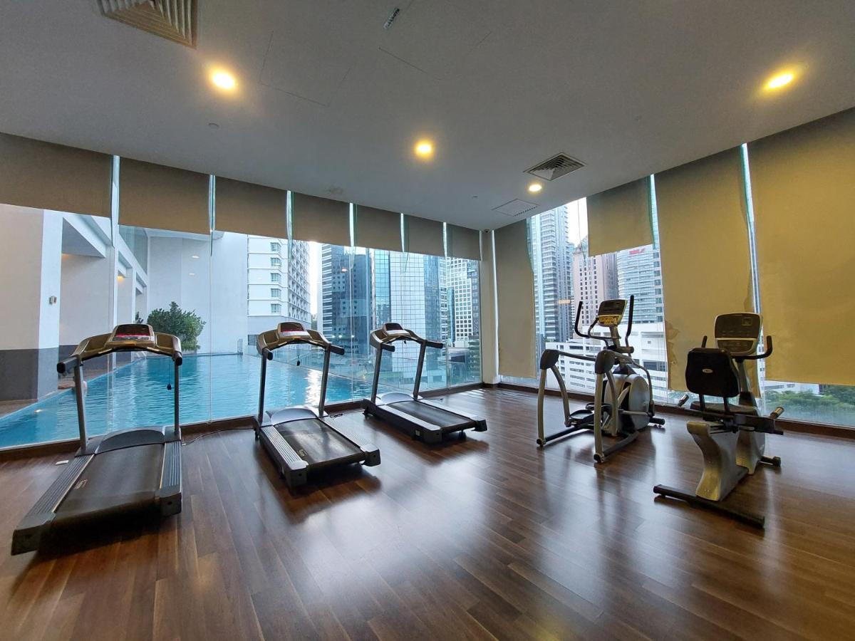 クアラルンプール1 Bukit Ceylon, Bukit Bintang, 2Paxアパートメント エクステリア 写真